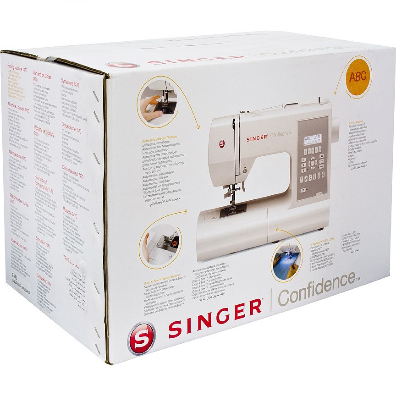 SINGER CONFIDENCE 7470 393578. Купить Швейные машины на Официальном Сайте  SINGER в России.